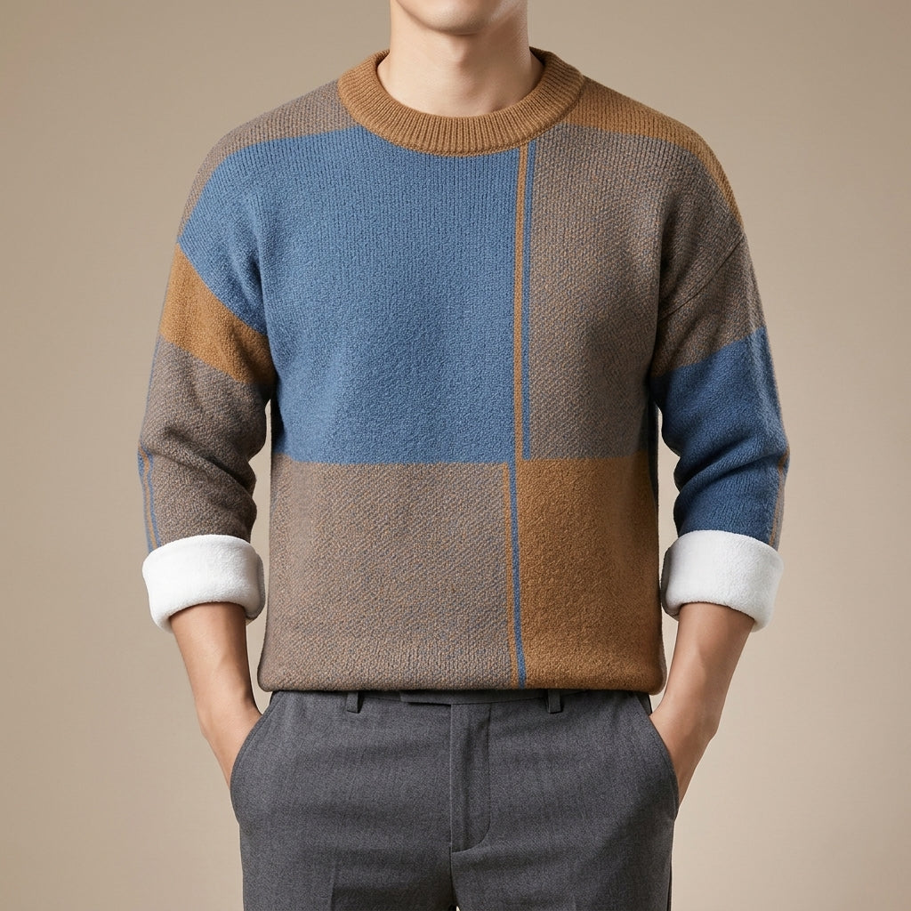 Brown and Blue