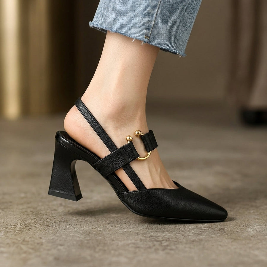 Alana Heel Mules