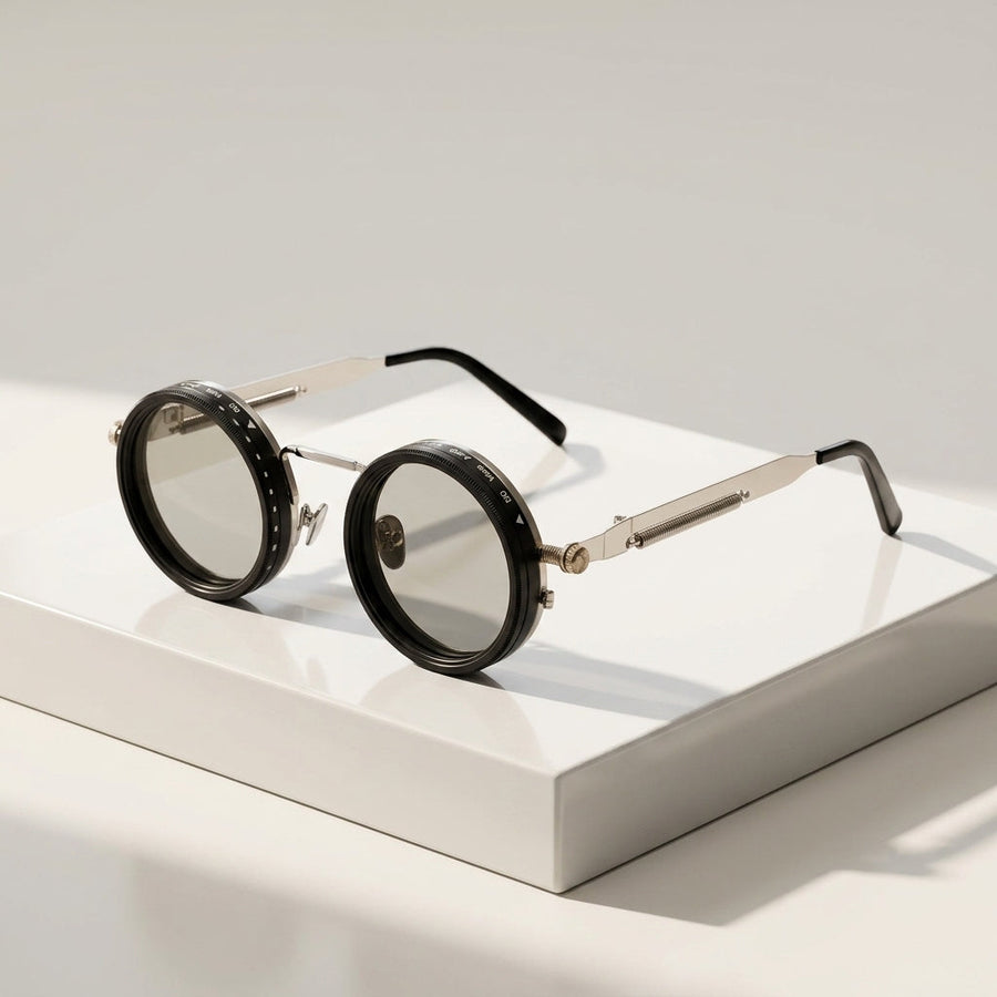 Adjustable Anti-UV Round Sunglasses