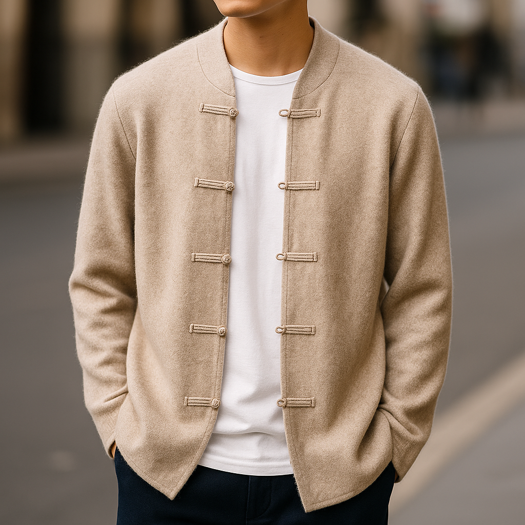 The Kyoto Minimalist Button Cardigan - LoakesBalvin