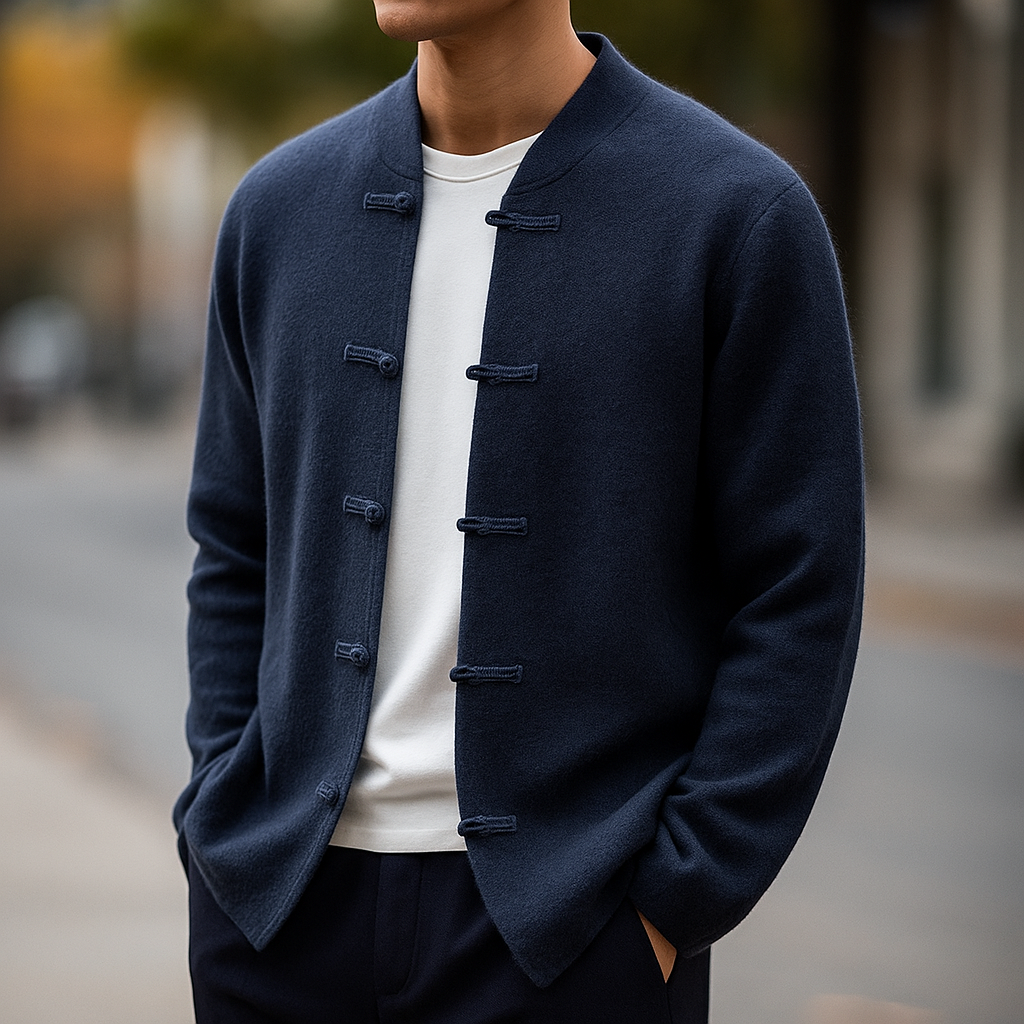 The Kyoto Minimalist Button Cardigan - LoakesBalvin