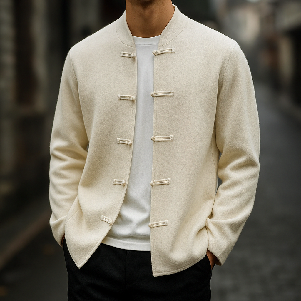 The Kyoto Minimalist Button Cardigan - LoakesBalvin