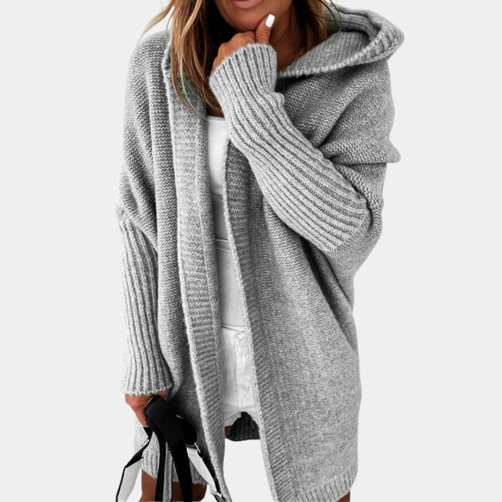 Cozy Hooded Knit Cardigan - LoakesBalvin