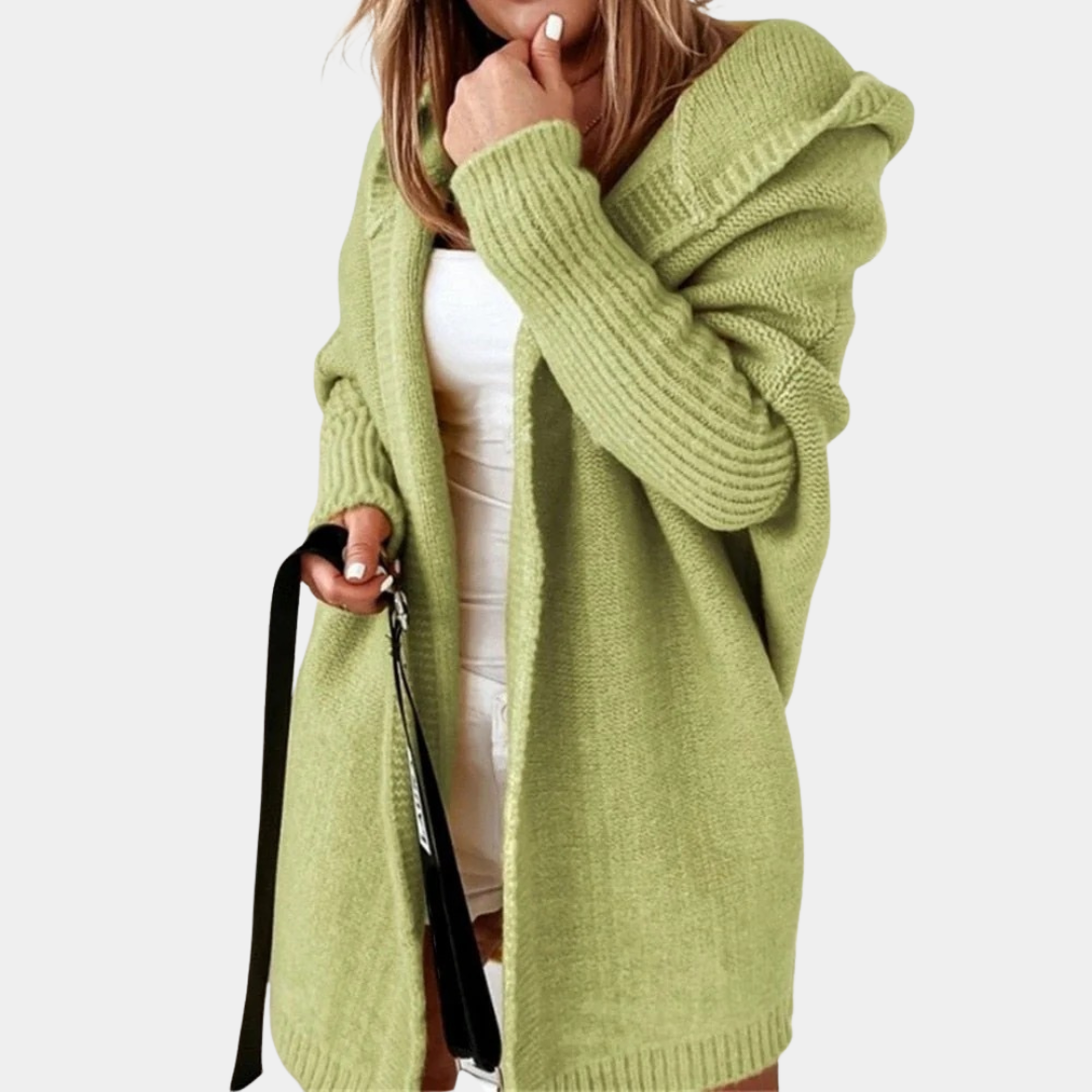 Cozy Hooded Knit Cardigan - LoakesBalvin