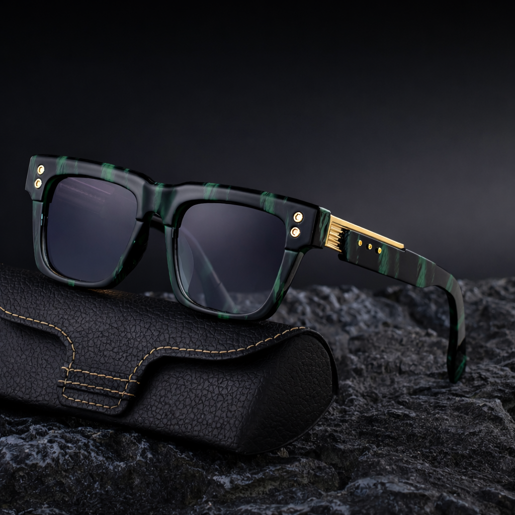Marbled Acetate Sunglasses - LoakesBalvin