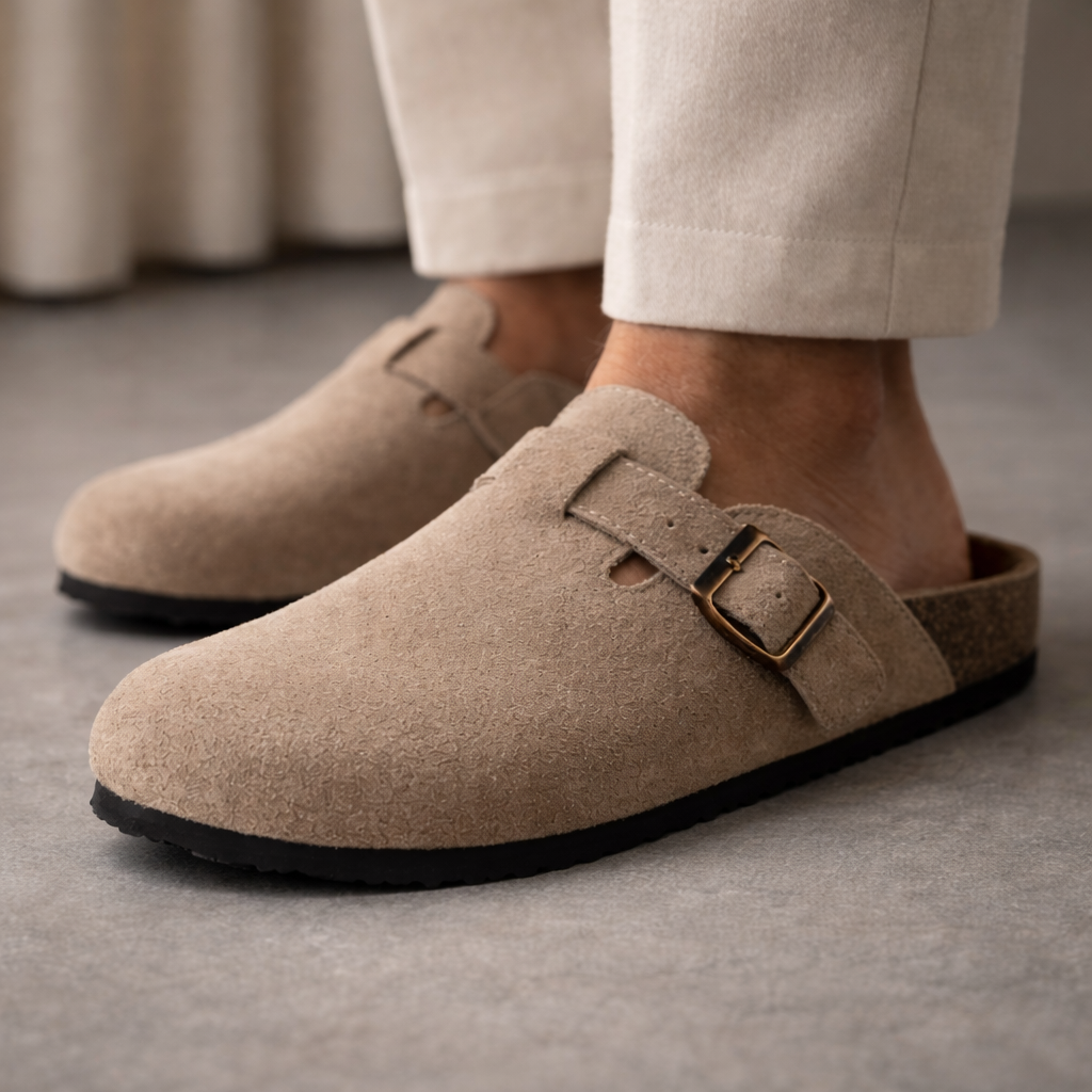 Lavian Suede Clogs - LoakesBalvin
