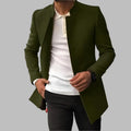 Men’s Modern Slim-Fit Olive Coat - LoakesBalvin