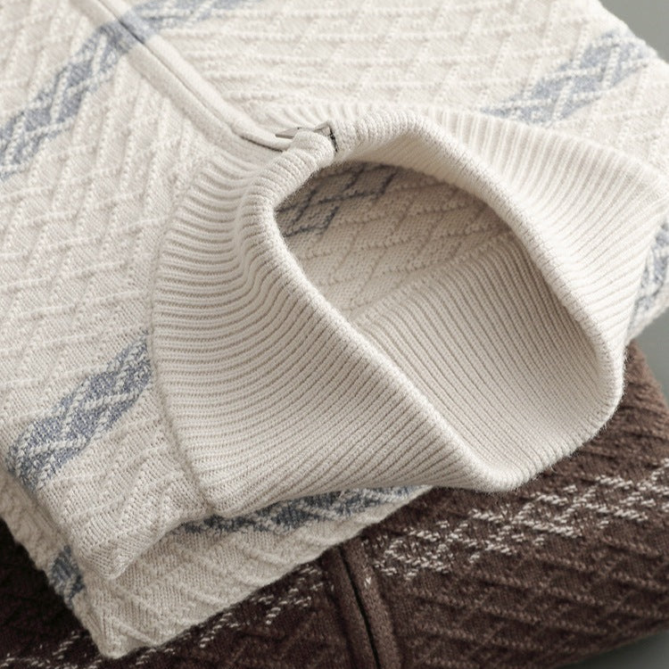 The Nordic Weave Zip Knit Jacket - LoakesBalvin