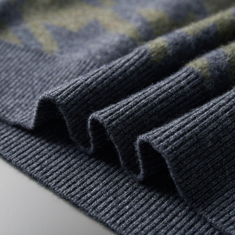 The Aberdeen Shadow Houndstooth Sweater - LoakesBalvin