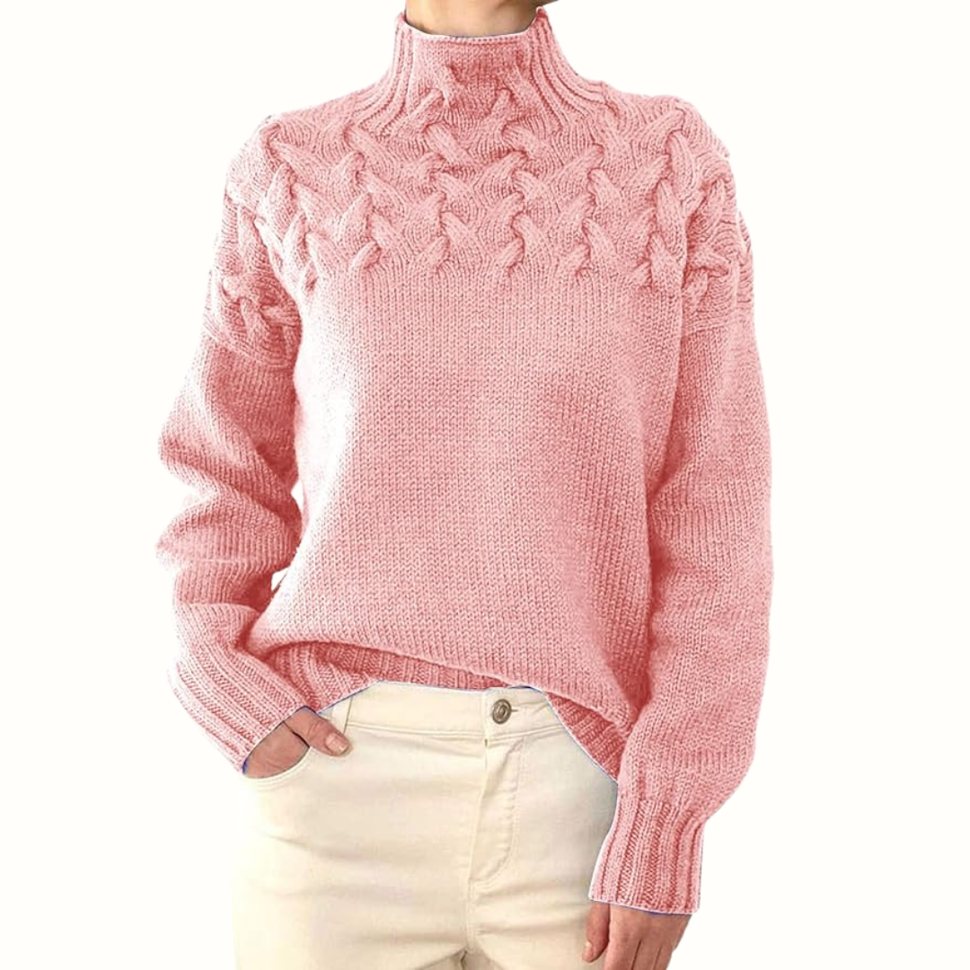 CozyWeave High-Neck Sweater - LoakesBalvin