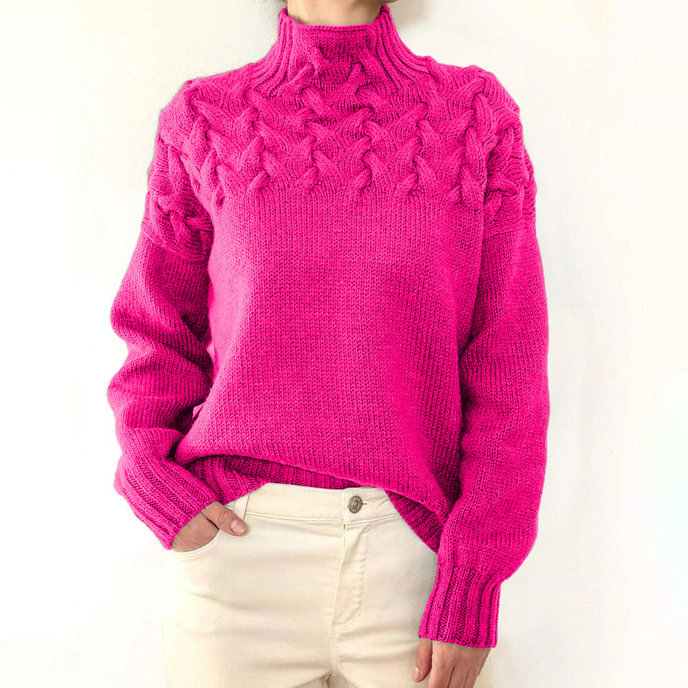 CozyWeave High-Neck Sweater - LoakesBalvin
