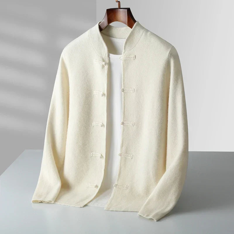 The Kyoto Minimalist Button Cardigan - LoakesBalvin