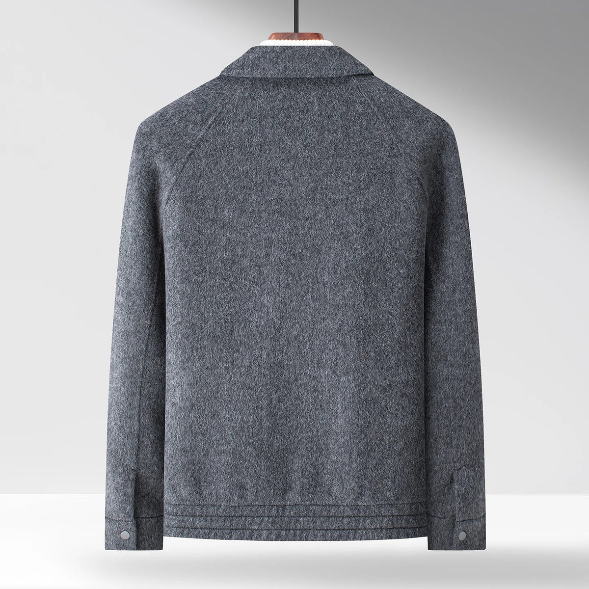 Men’s Wool-Blend Zip-Up Jacket - LoakesBalvin