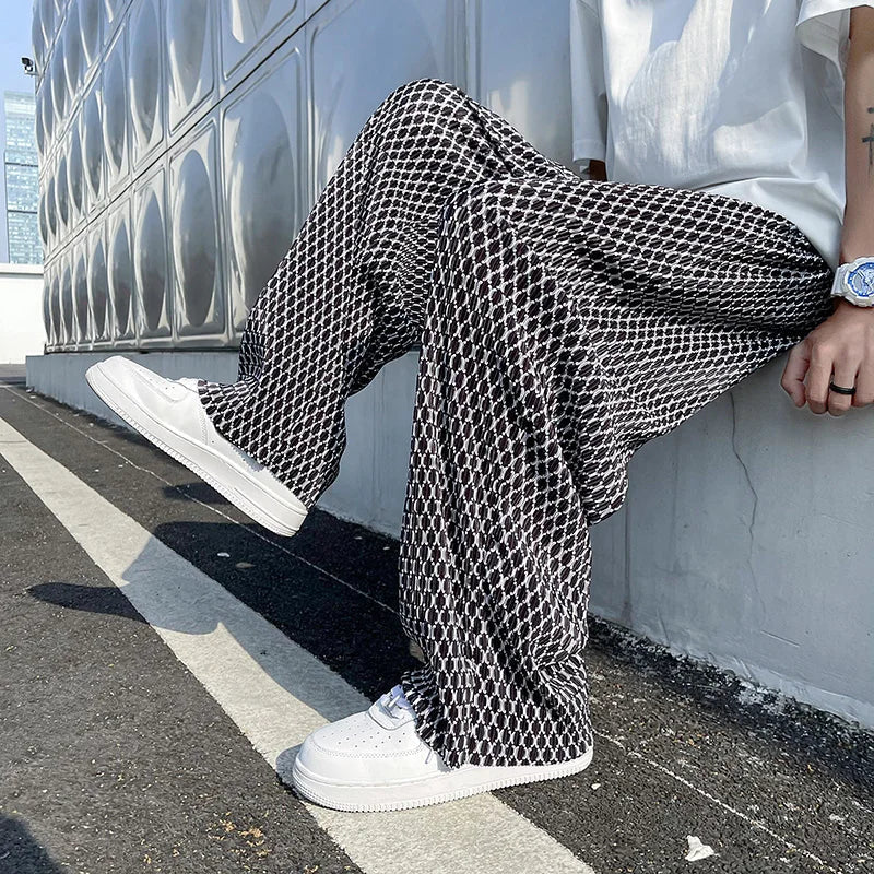 The NeoWave Patterned Wide-Leg Pants - LoakesBalvin