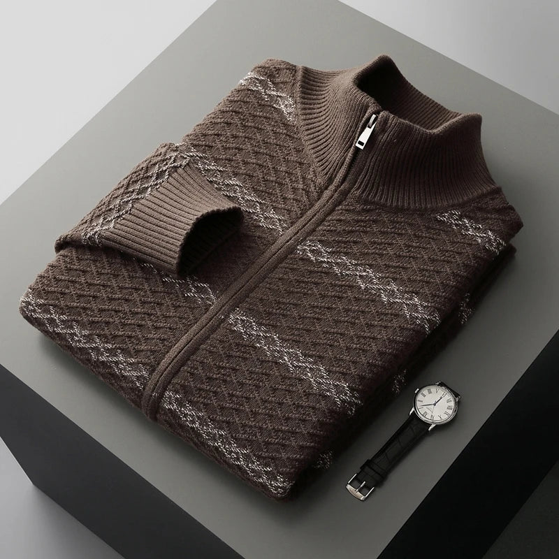 The Nordic Weave Zip Knit Jacket - LoakesBalvin