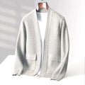 Men’s Minimalist Textured Knit Cardigan - LoakesBalvin
