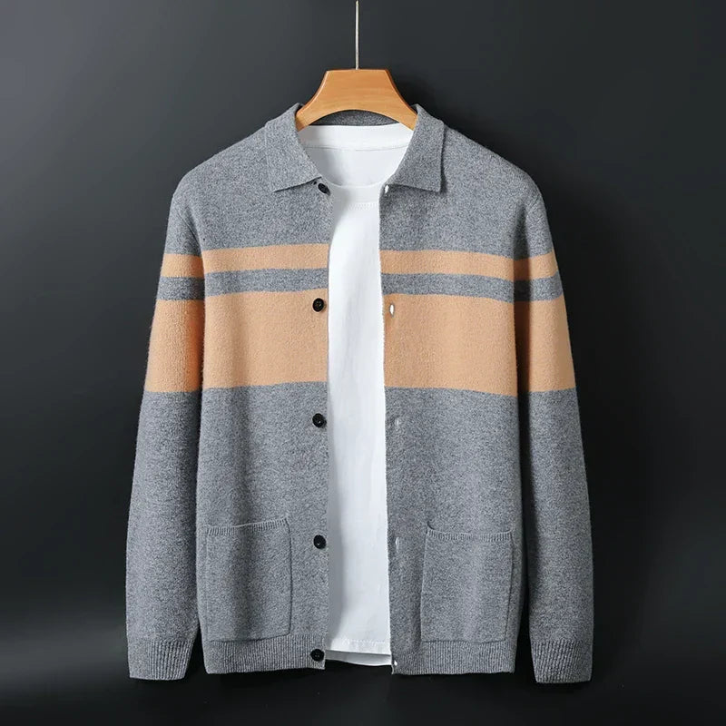 The Heritage Stripe Knit Cardigan - LoakesBalvin