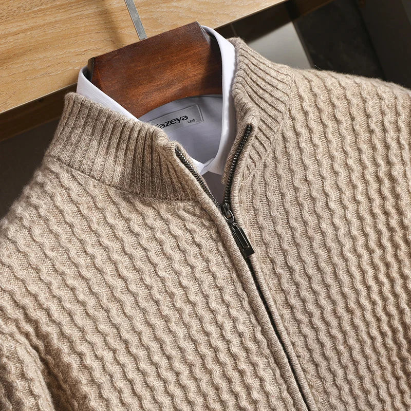 The Alpine Weave Zip Cardigan - LoakesBalvin