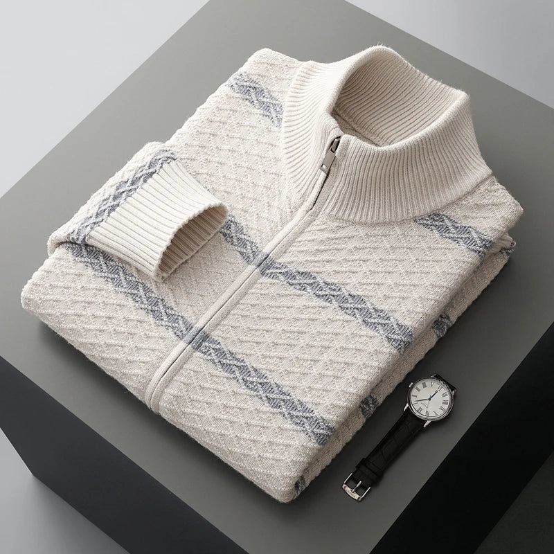 The Nordic Weave Zip Knit Jacket - LoakesBalvin