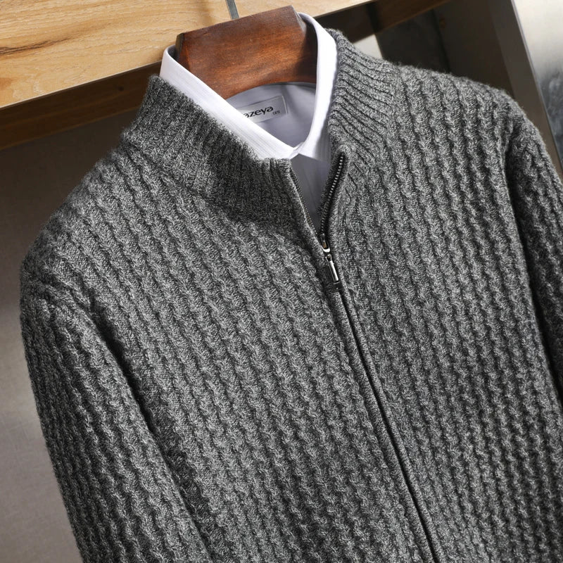 The Alpine Weave Zip Cardigan - LoakesBalvin