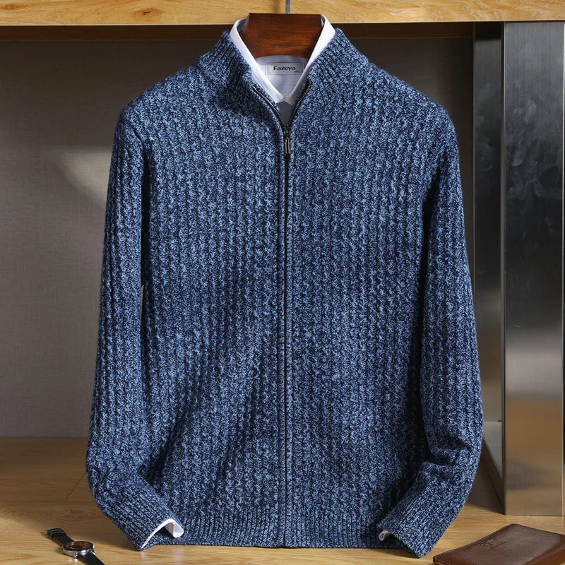 The Alpine Weave Zip Cardigan - LoakesBalvin