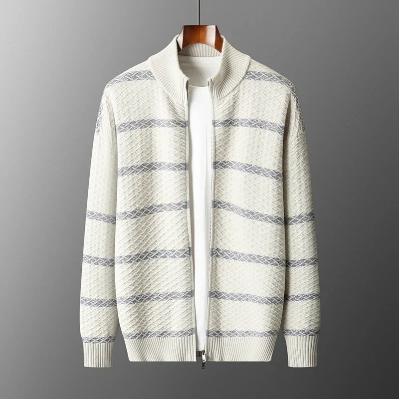 The Nordic Weave Zip Knit Jacket - LoakesBalvin