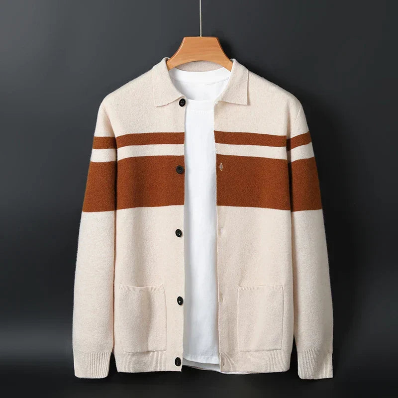 The Heritage Stripe Knit Cardigan - LoakesBalvin