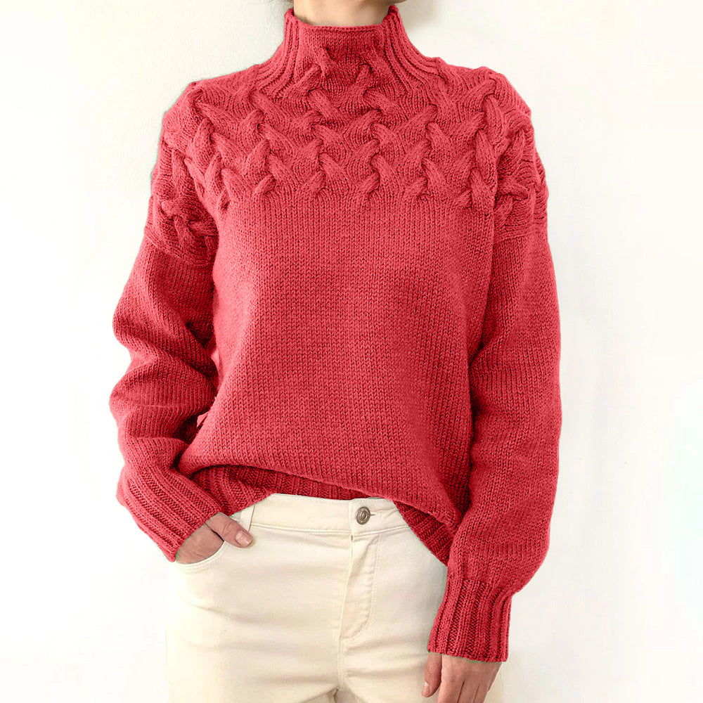 CozyWeave High-Neck Sweater - LoakesBalvin