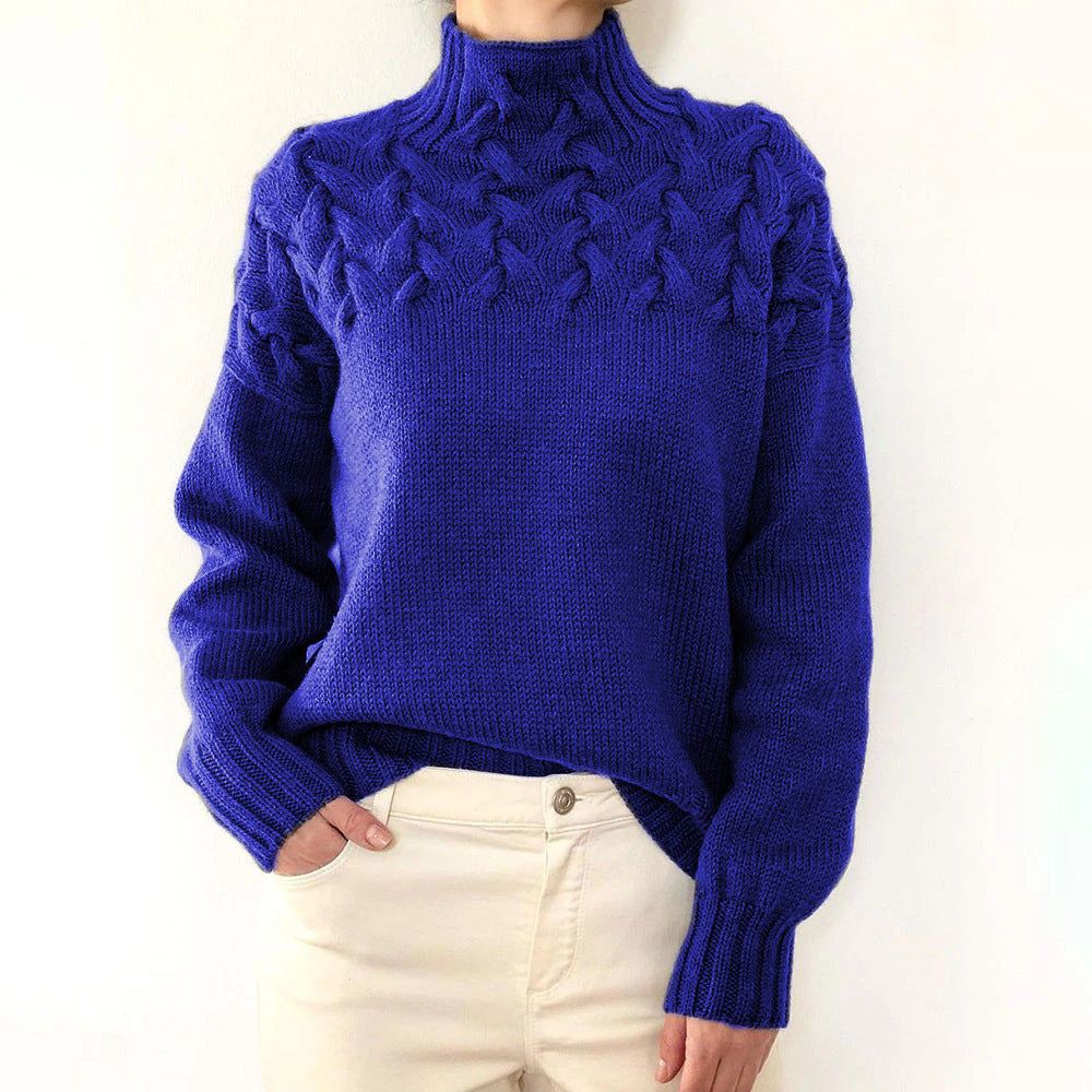 CozyWeave High-Neck Sweater - LoakesBalvin