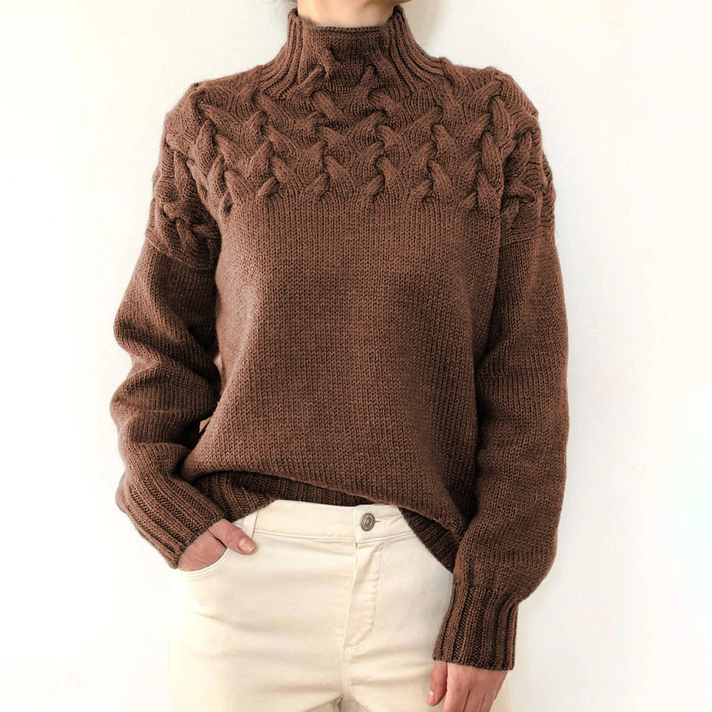 CozyWeave High-Neck Sweater - LoakesBalvin