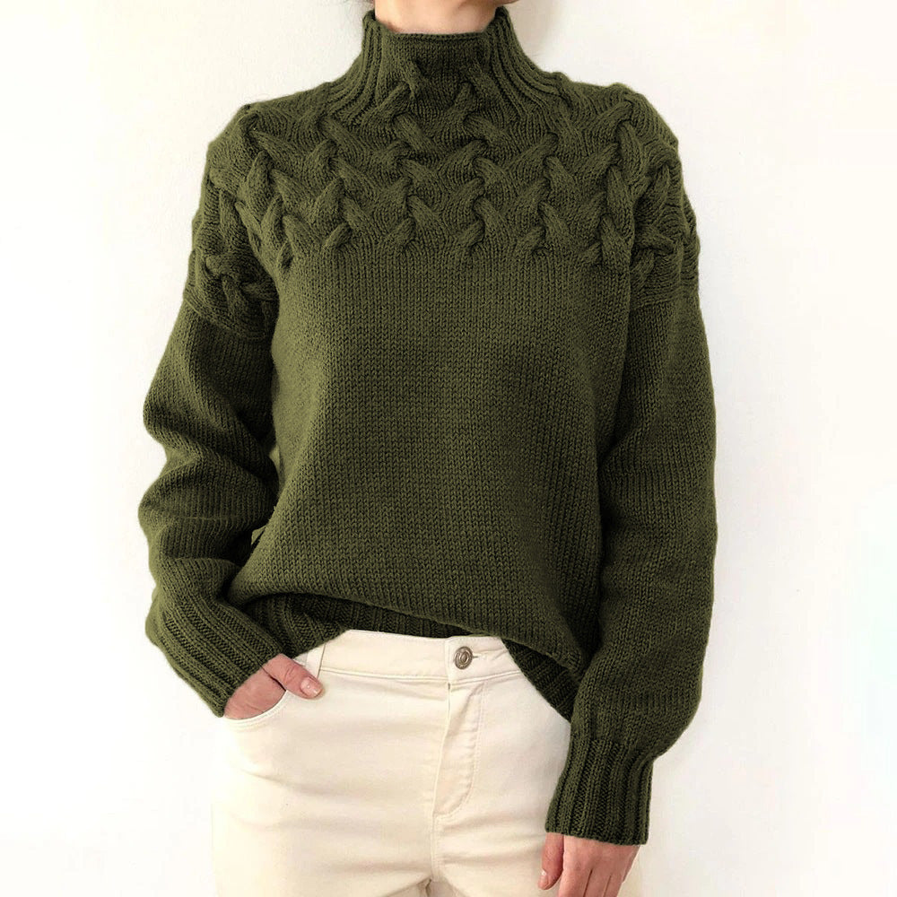 CozyWeave High-Neck Sweater - LoakesBalvin