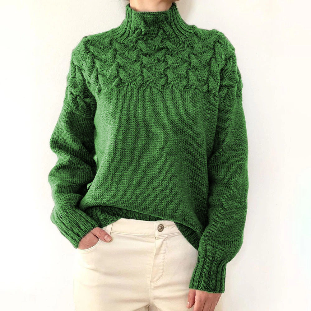 CozyWeave High-Neck Sweater - LoakesBalvin