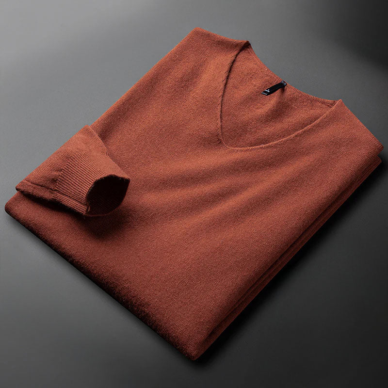 The Monarch Luxe V-Neck Sweater - LoakesBalvin
