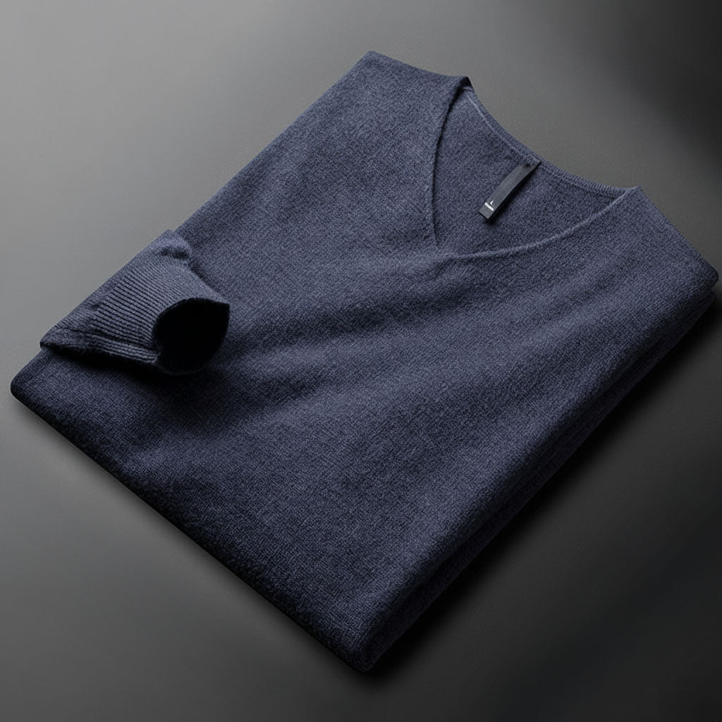 The Monarch Luxe V-Neck Sweater - LoakesBalvin