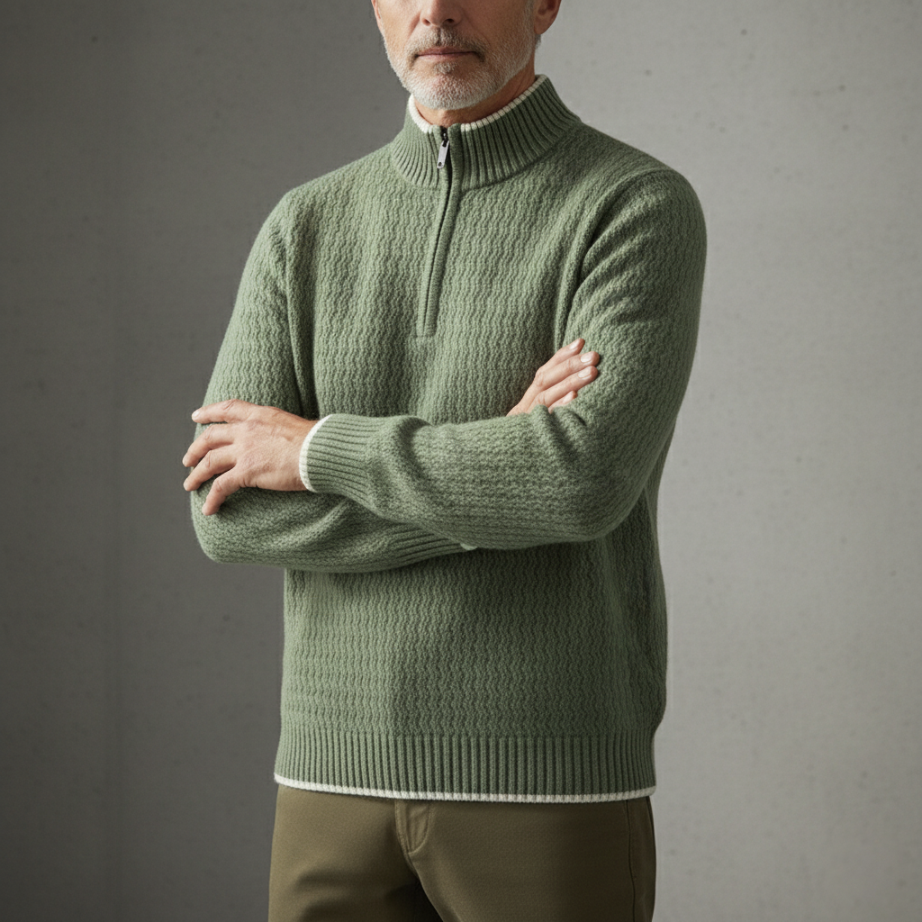 Larnaka Cotton Quarter-Zip - LoakesBalvin