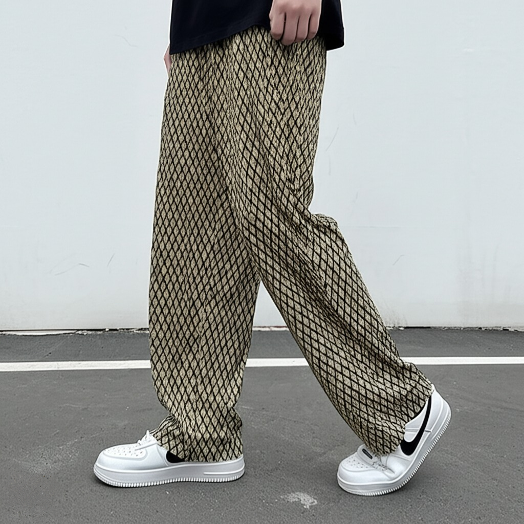 The NeoWave Patterned Wide-Leg Pants - LoakesBalvin