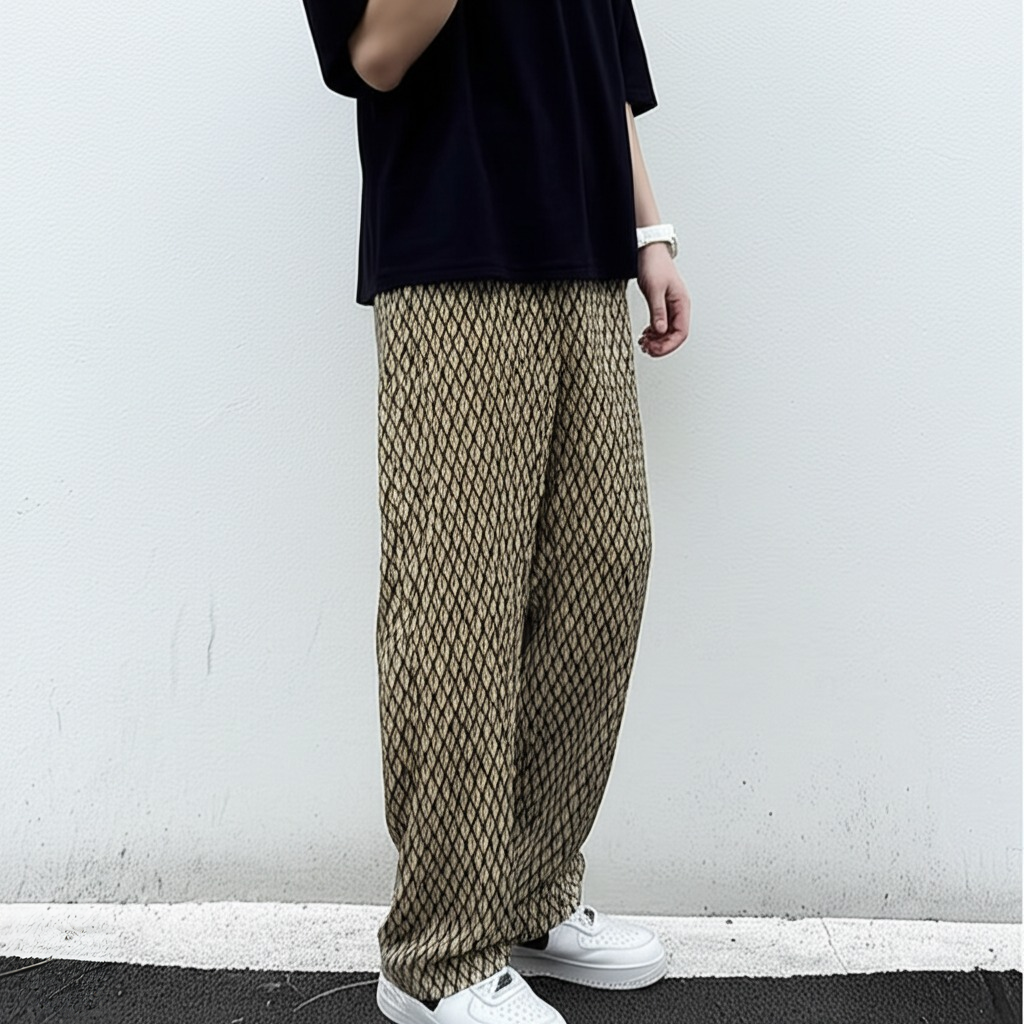 The NeoWave Patterned Wide-Leg Pants - LoakesBalvin