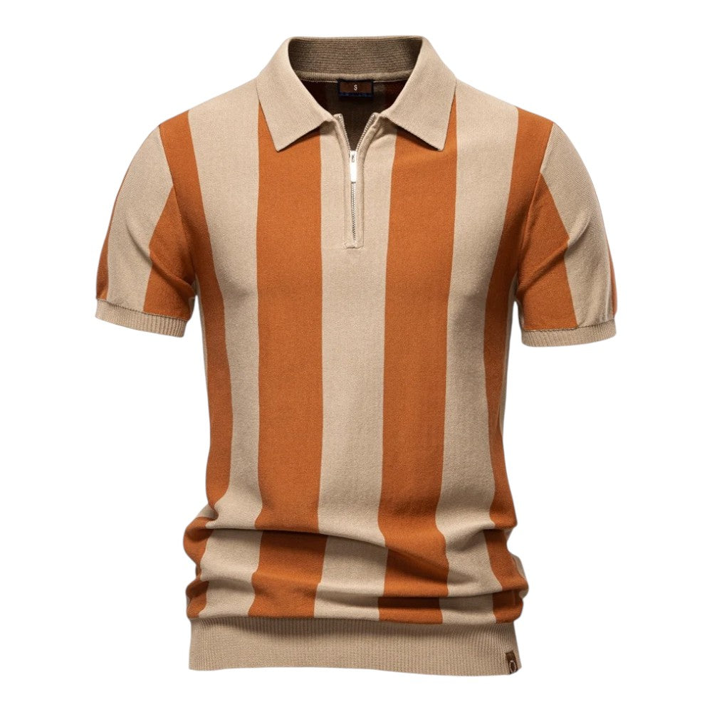 The Monaco Nautical Zip Polo - LoakesBalvin