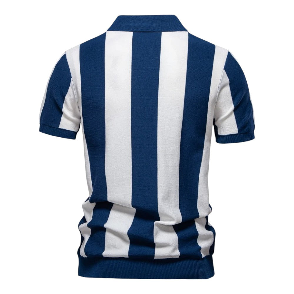 The Monaco Nautical Zip Polo - LoakesBalvin