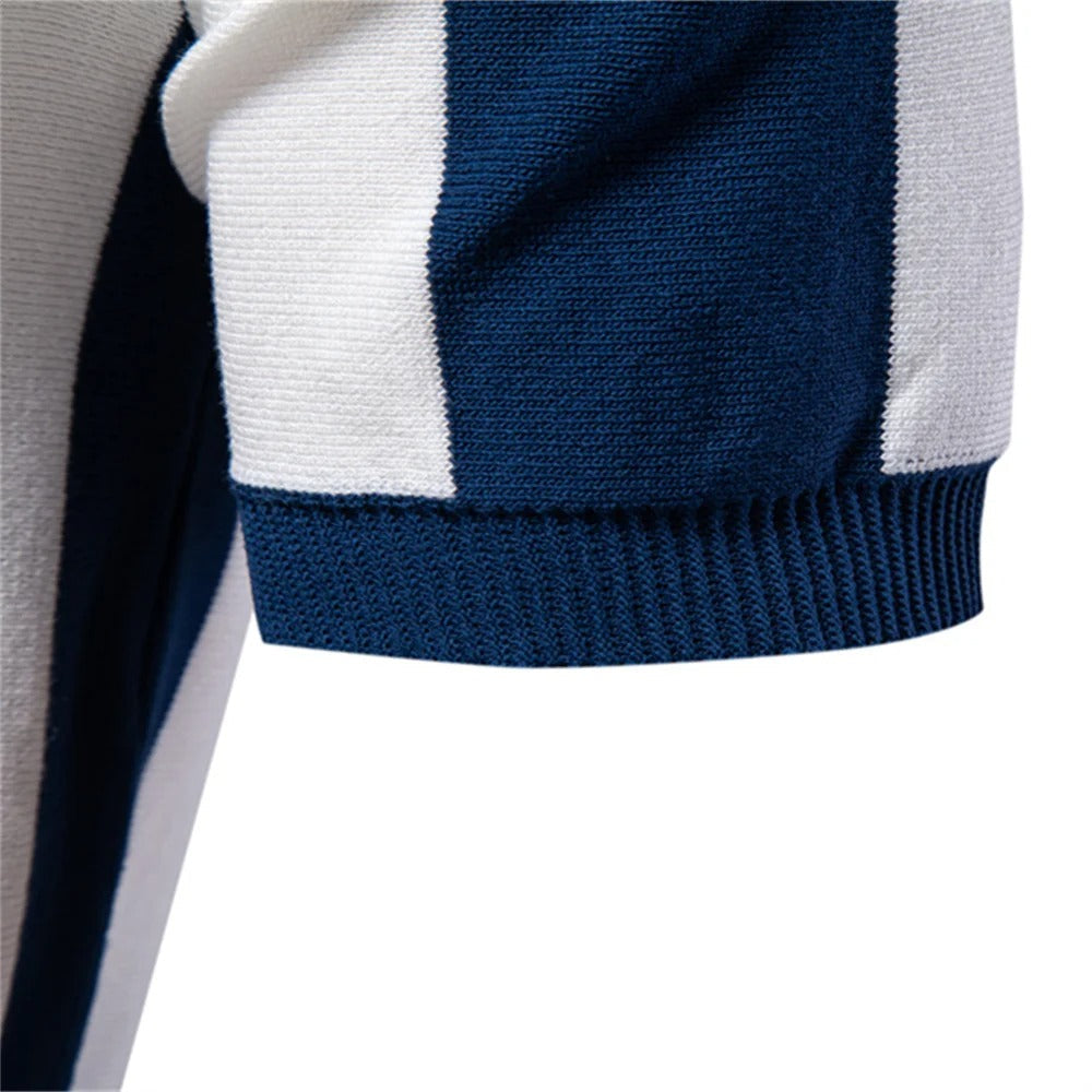 The Monaco Nautical Zip Polo - LoakesBalvin