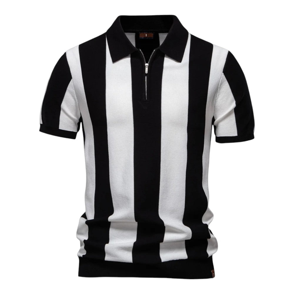 The Monaco Nautical Zip Polo - LoakesBalvin