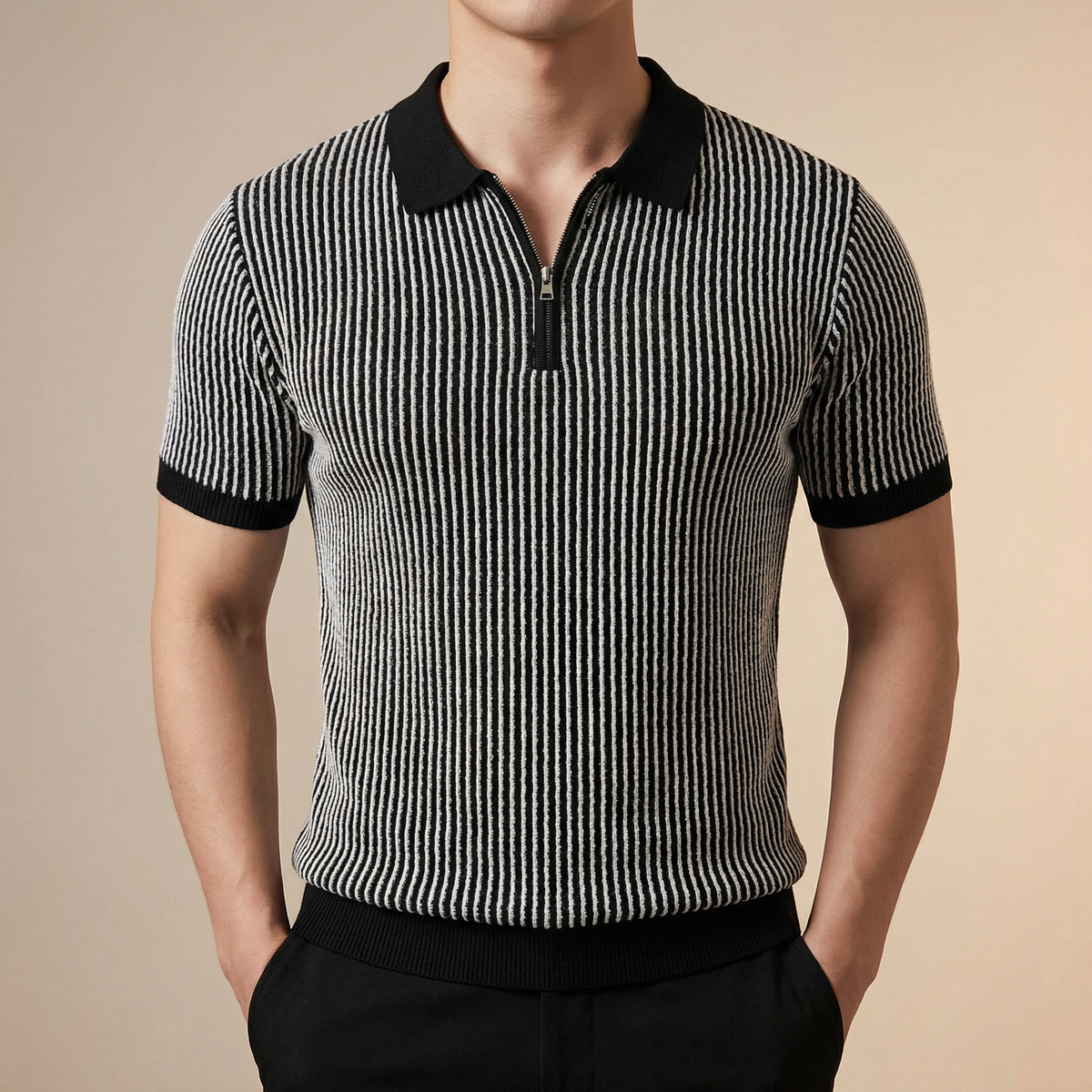 Marbella Zip Knit Polo - LoakesBalvin