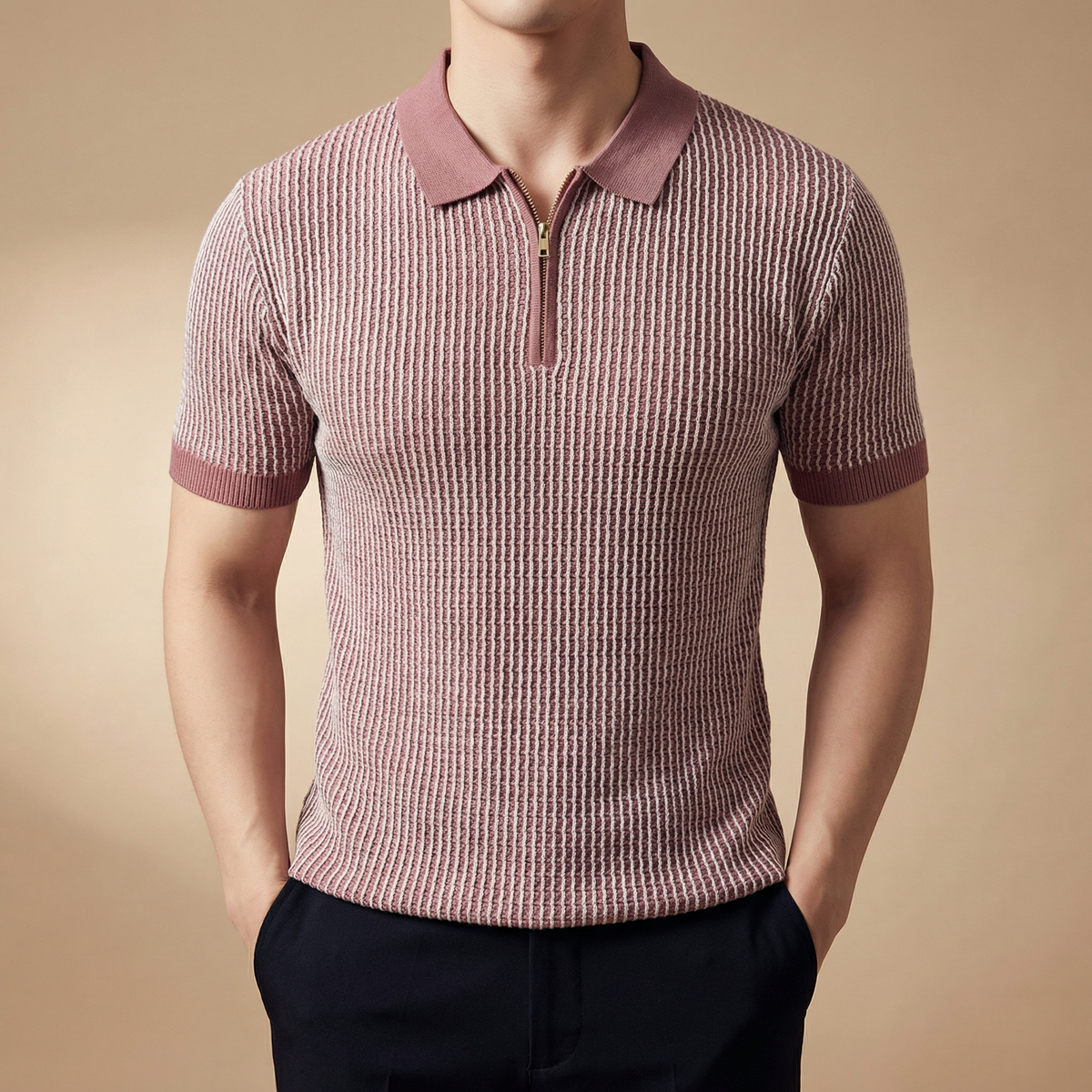 Marbella Zip Knit Polo - LoakesBalvin