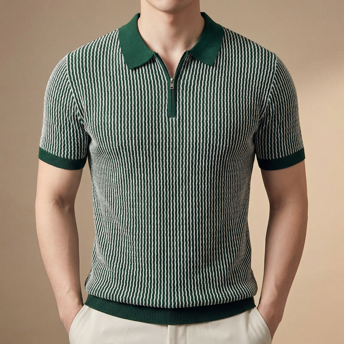 Marbella Zip Knit Polo - LoakesBalvin