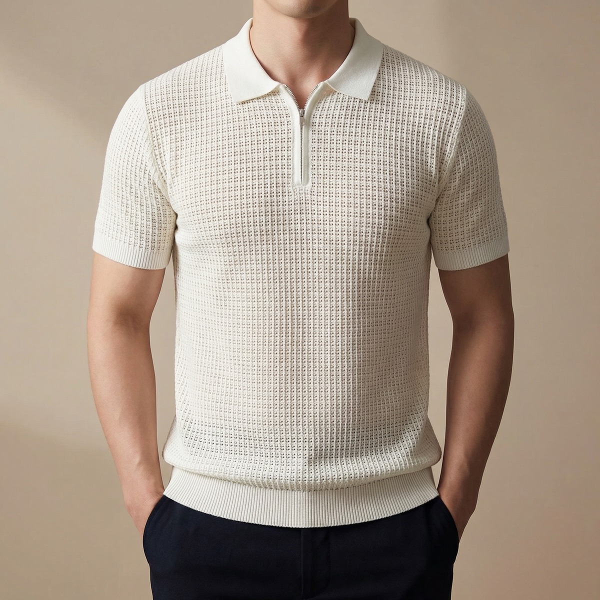 Marbella Zip Knit Polo - LoakesBalvin
