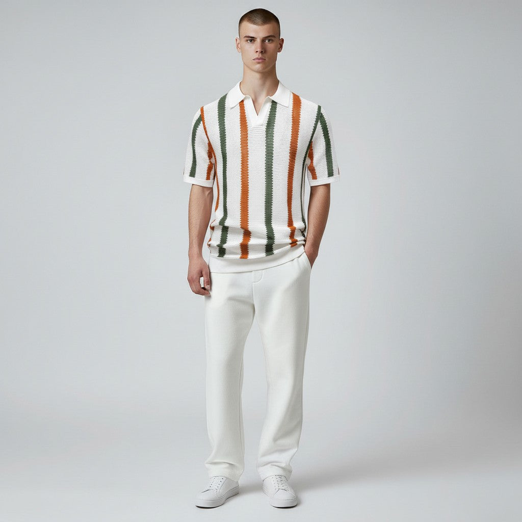 The Riviera Retro Knit Polo - LoakesBalvin