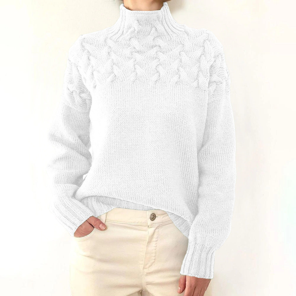 CozyWeave High-Neck Sweater - LoakesBalvin